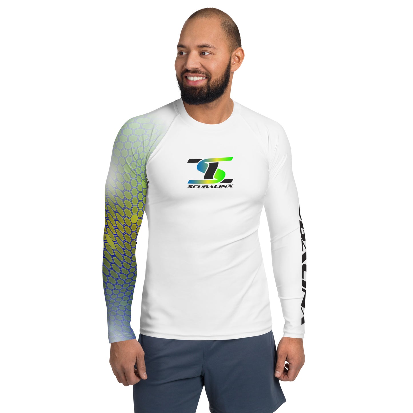 Scubalinx Mahi FlexCamo Rash Guard Shirt Light