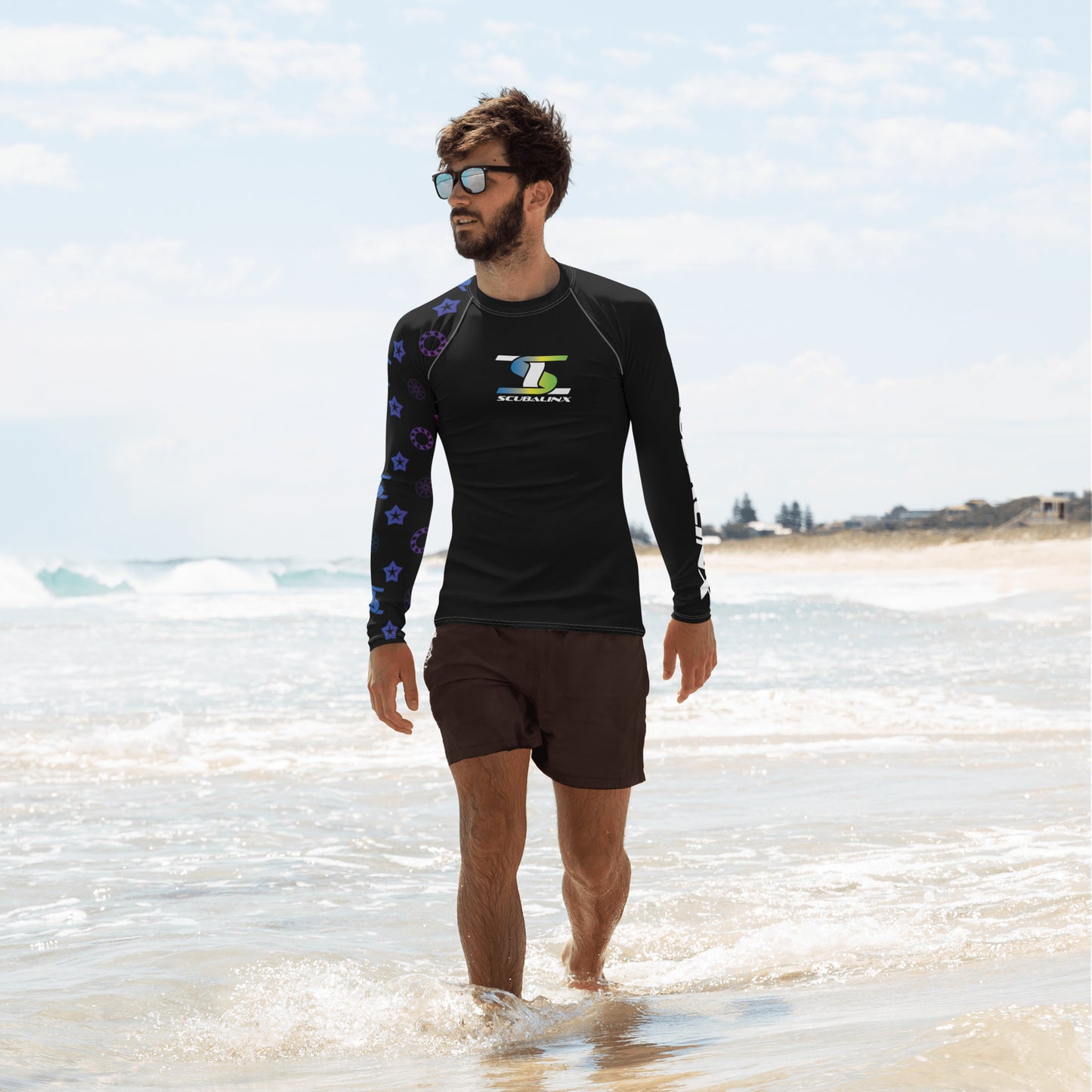 Scubalinx Carnival Men's Rash Guard