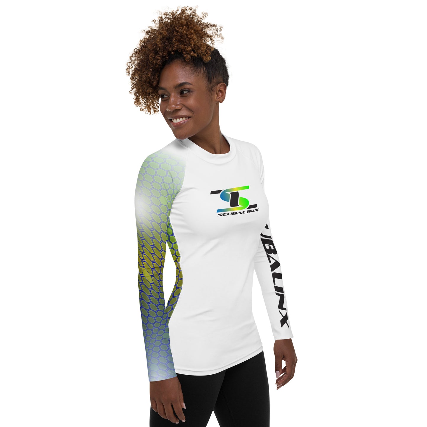 Scubalinx Women's Mahi Rash Guard Shirt Light